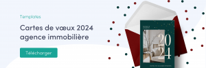 Carte de voeux agence immobilière 2024