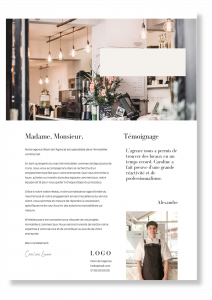 Modèles de lettre gratuite pour votre prospection immobilière brokers