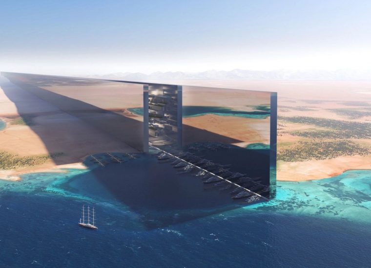 Projet The line, de la ville futuriste Neom en Arabie Saoudite