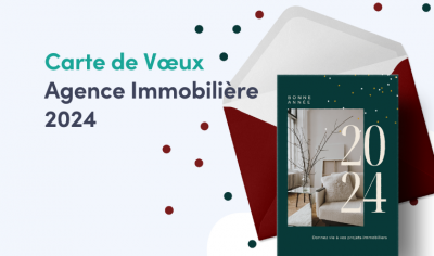 Carte de voeux agence immobilière