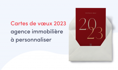 Carte de voeux agence immobilière