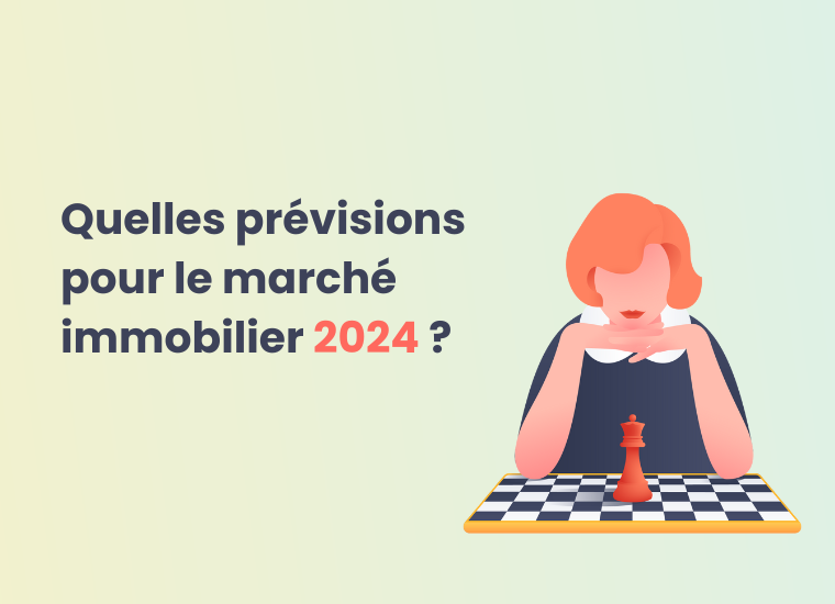 vignette blog pour un article sur les préfvisions du marché immobilier 2024